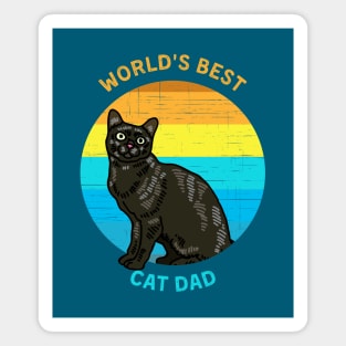 World's Best Cat Dad Magnet